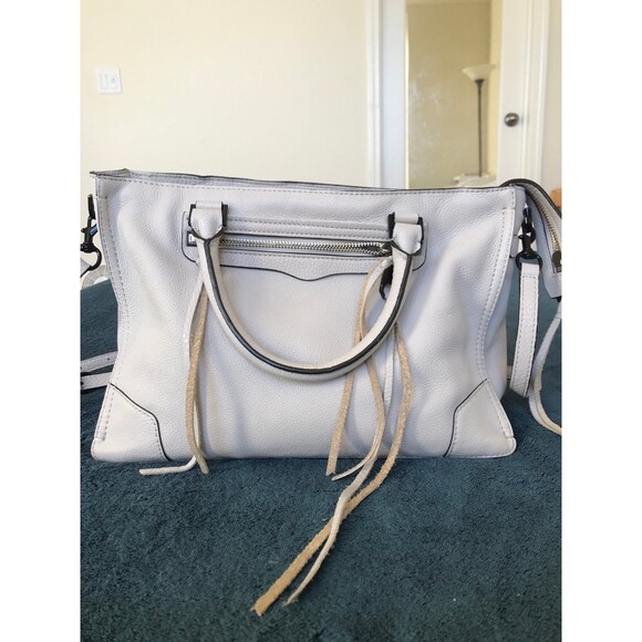 Rebecca Minkoff Regan Satchel in gray - Picture 1 of 12